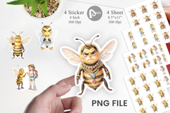 Sassy Queen Bee Vacation Sticker Product Image 1