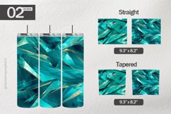 Teal Tumbler Wrap| Tumbler Sublimation Wrap Product Image 1