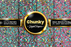 Chunky Digital Papers - 04 Variations Product Image 1