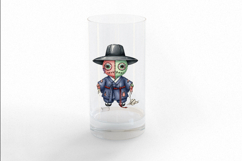 Korean Gat Hat Hanbok Voodoo Doll Stitched PNG Halloween Product Image 3