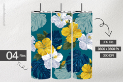 Flower Pattern Digital Papers - 04 Variations Product Image 2