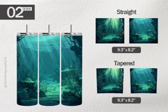 Underwater Shades Tumbler Wrap| Tumbler Sublimation Product Image 1