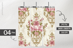 Vintage Pattern Digital Papers - 04 Variations Product Image 2