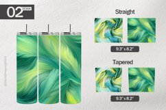 Yellowish Green Tumbler Wrap| Tumbler Sublimation Wrap Product Image 1