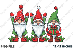 Christmas Gnome PNG Clipart Product Image 1
