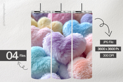 Pastel Heart Digital Papers - 04 Variation Product Image 2