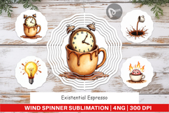 Existential Espresso Wind Spinner Product Image 1
