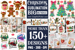 Mega Christmas Sublimation Bundle, Christmas PNG Bundle Product Image 2