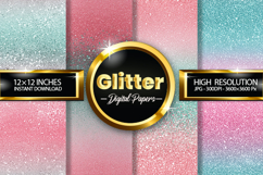 Glitter Digital Papers - 04 Variations Product Image 1