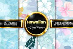 Hawaiian Digital Papers - 04 Variations Product Image 1