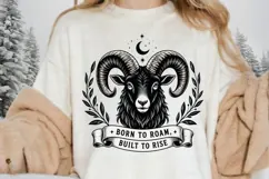 Born To Roam Built To Rise PNG Sublimation Design - Vintage Product Image 1