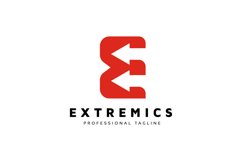 E Letter Arrows Logo Product Image 1