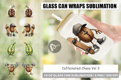 Sarcastic Coffee Bean Glass Can Product Image 1