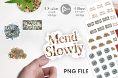 Patina Weathered Healing Sticker Product Image 1