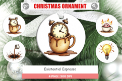 Existential Espresso Ornament Product Image 1
