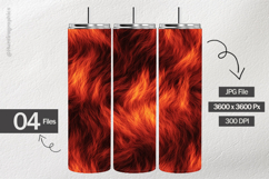 Fur Flames Digital Papers - 04 Variations Product Image 2