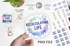 Funny Lost And Confused Quotes Sticker Product Image 1