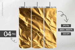 Gold Foil Digital Papers - 04 Variations Product Image 2