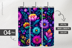 Floral Pattern Digital Papers - 04 Variations Product Image 2