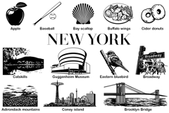 New York State Vector Clipart Product Image 2