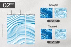 Water Flow Pattern Tumbler Wrap| Tumbler Sublimation Wrap Product Image 1