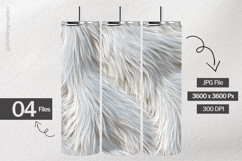 Fur Cream Digital Papers - 04 Variation Product Image 2