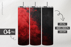 Red Grunge Digital Papers - 04 Variations Product Image 2