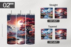 Spring Wallpaper Tumbler Wrap| Tumbler Sublimation Wrap Product Image 1