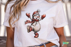 Whimsical Christmas Snowmans Clipart Product Image 5