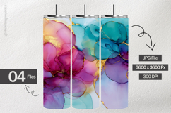 Alcohol Ink Digital Papers - 04 Variation Product Image 2