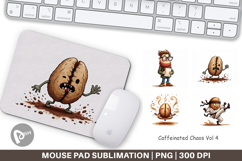 Sarcastic Coffee Bean Mouse Pad Product Image 1