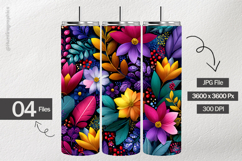 Floral Pattern Digital Papers - 04 Variations Product Image 2