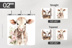 Shabbychic Calf Tumbler Wrap| Tumbler Sublimation Wrap Product Image 1