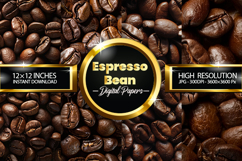 Espresso Bean Digital Papers - 04 Variations Product Image 1