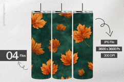 Orange Maple Digital Papers - 04 Variations Product Image 2