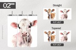 Shabbychic Calf Tumbler Wrap| Tumbler Sublimation Wrap Product Image 1