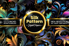 Silk Pattern Digital Papers - 04 Variations Product Image 1