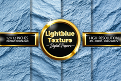 Light Blue Texture Digital Papers - 04 Variations Product Image 1