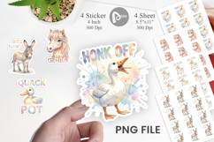 Wacky Barnyard Animals Sticker Product Image 1