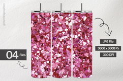 Pink Glitter Digital Papers - 04 Variations Product Image 2