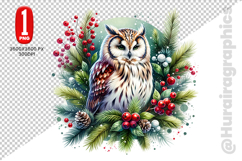 Cute Owl Clipart - PNG File Product Image 2