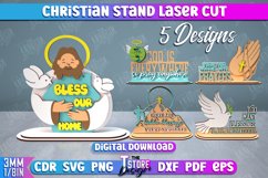 Christian Stand Laser Cut Bundle, Stand Decor, Blessings Product Image 1