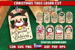 Christmas Laser Cut Mega Bundle | 341 Christmas Decorations Product Image 23