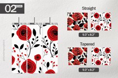 Roses Ink Tumbler Wrap| Tumbler Sublimation Wrap Product Image 1