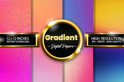 Gradient Digital Papers - 04 Variations Product Image 1