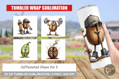 Sarcastic Coffee Bean Tumbler Product Image 1