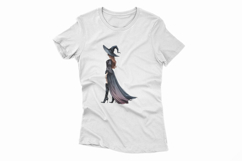 Halloween Witch Gothic Beauty Digital Painting PNG Product Image 2