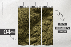Olive Fur Digital Papers - 04 Variation Product Image 2