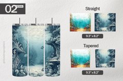 Under Sea Tumbler Wrap| Tumbler Sublimation Wrap Product Image 1