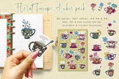Chic tea art sticker pack Product Image 1